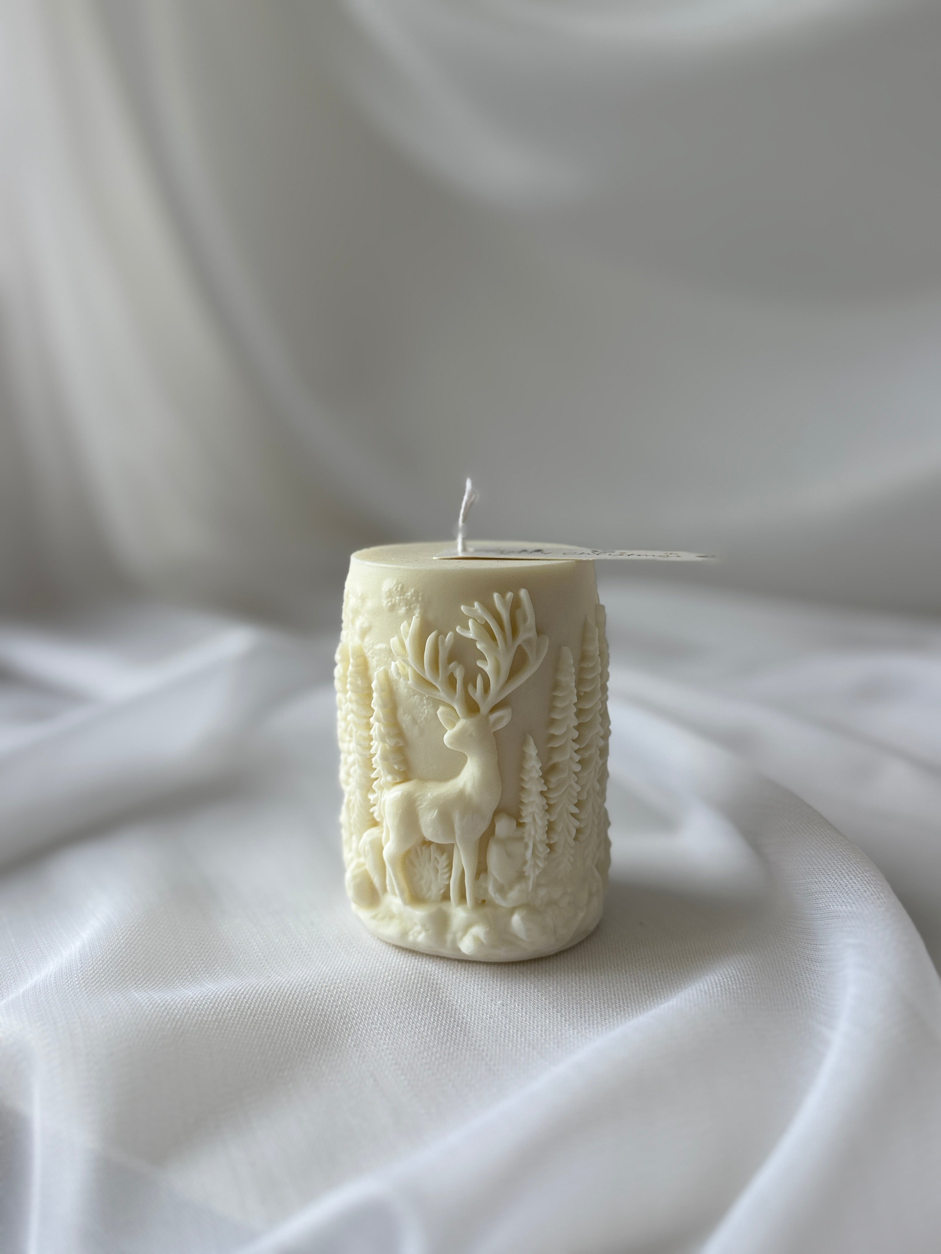 Rentier-Kerze