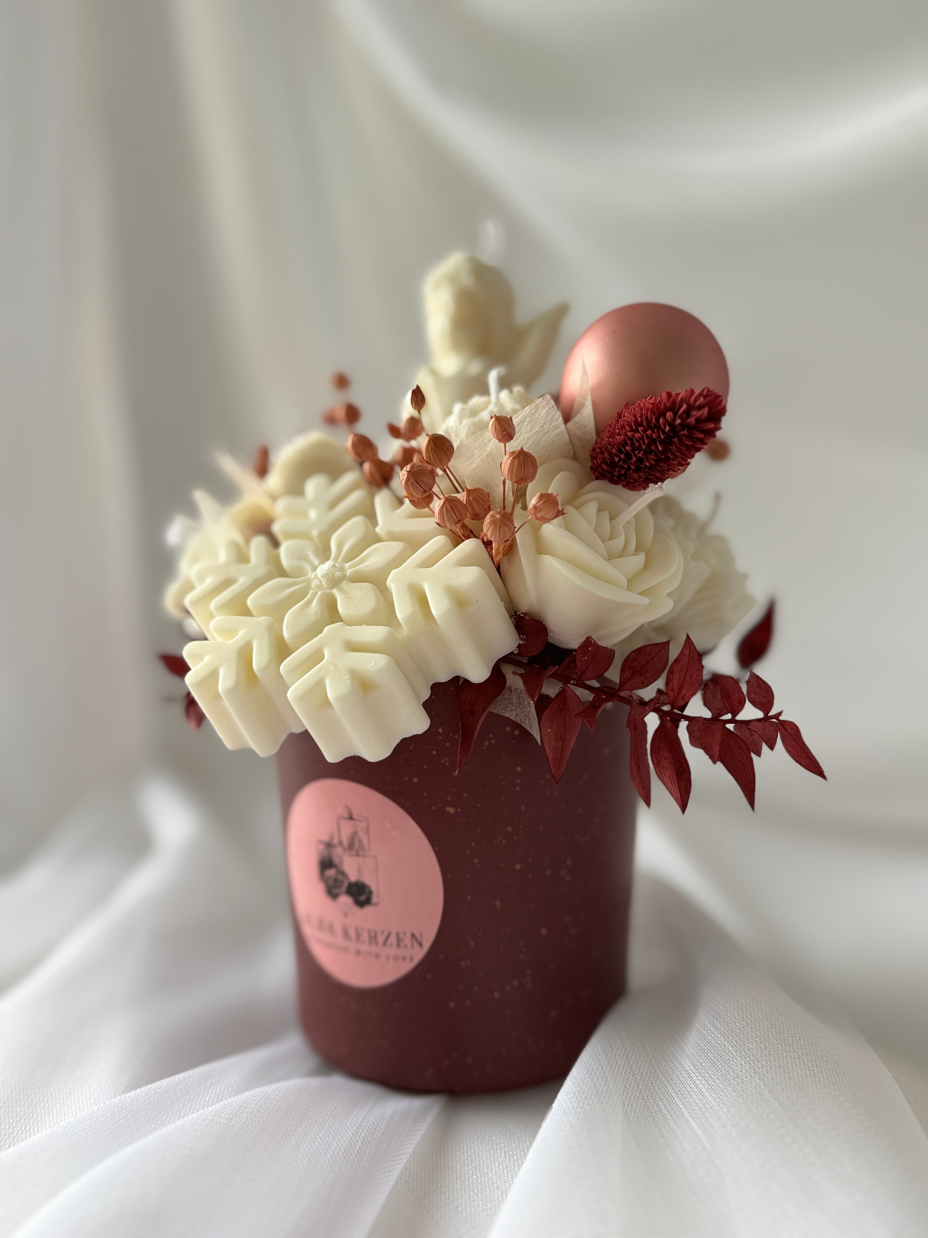 Kerzenstrauss Engel klein