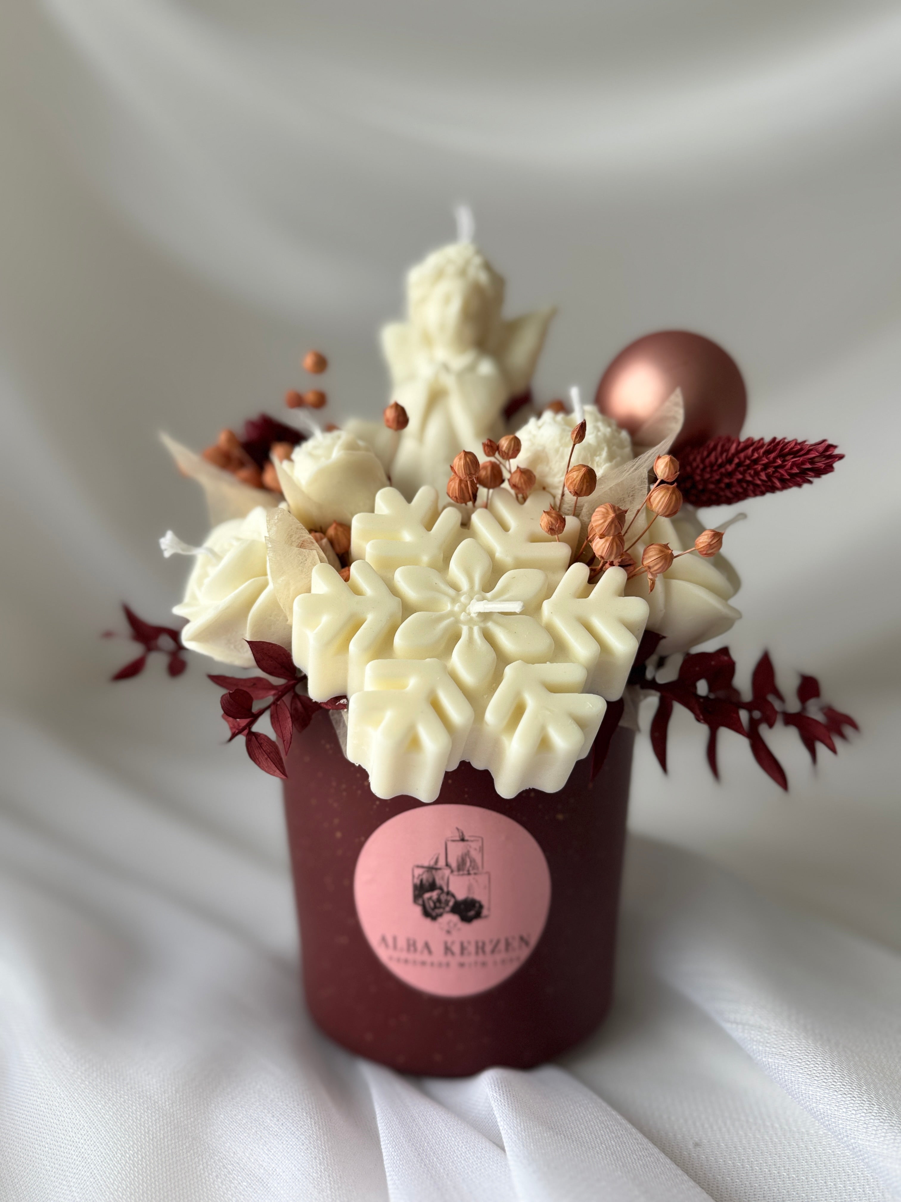 Kerzenstrauss Engel klein