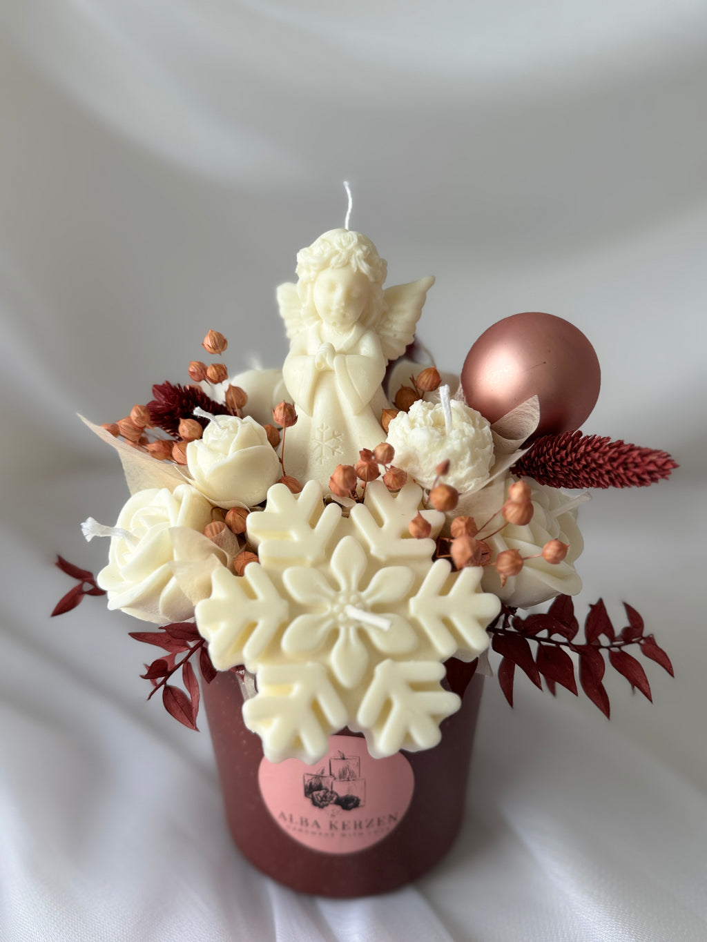 Kerzenstrauss Engel klein