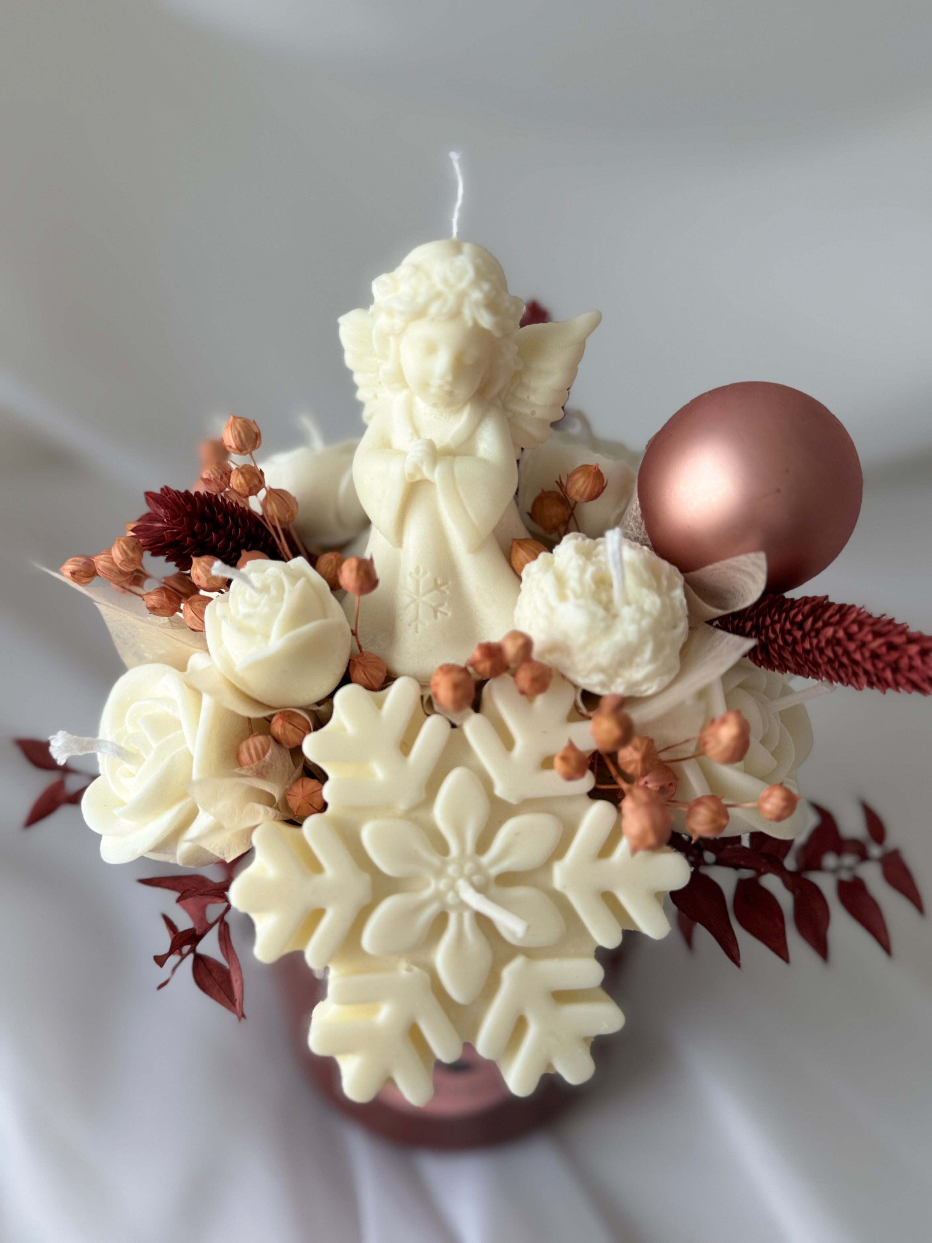 Kerzenstrauss Engel klein