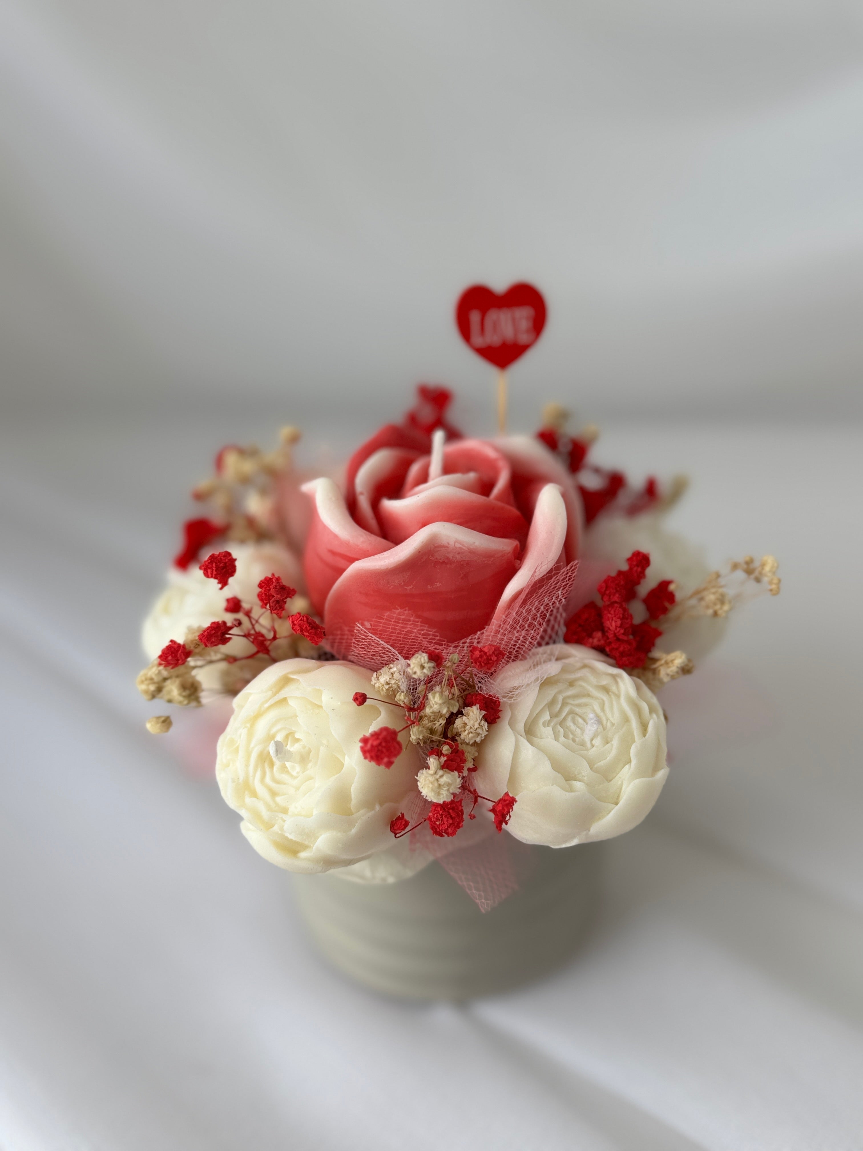 Kerzenstrauss Love klein