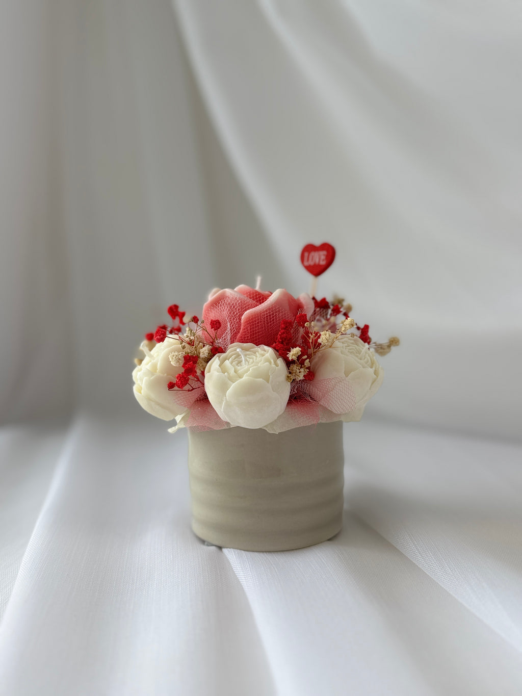 Kerzenstrauss Love klein