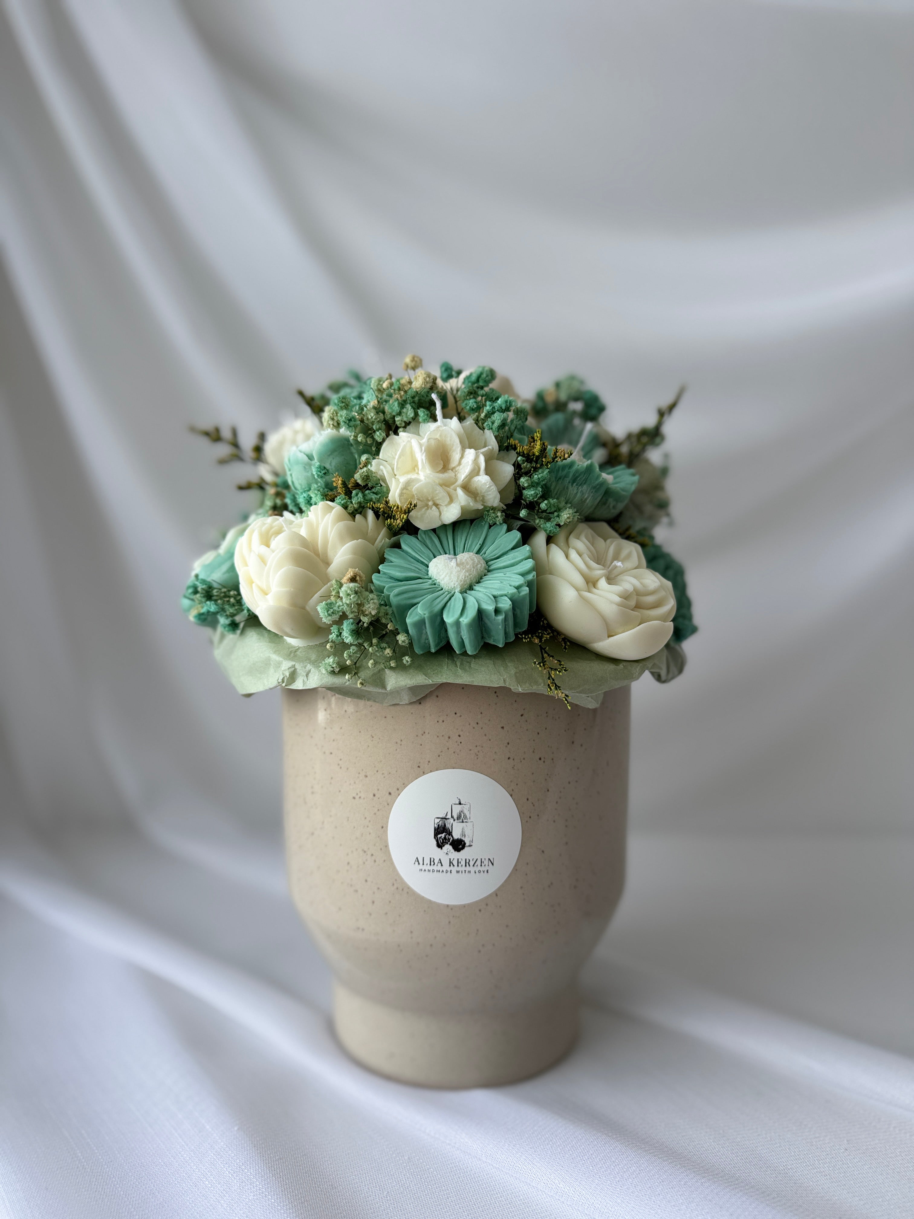 Kerzenstrauss Mint Dream gross