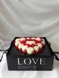 Love Kerzen-Bouquet in Premium Box