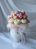 Kerzenstrauß Rosa-Creme Deluxe