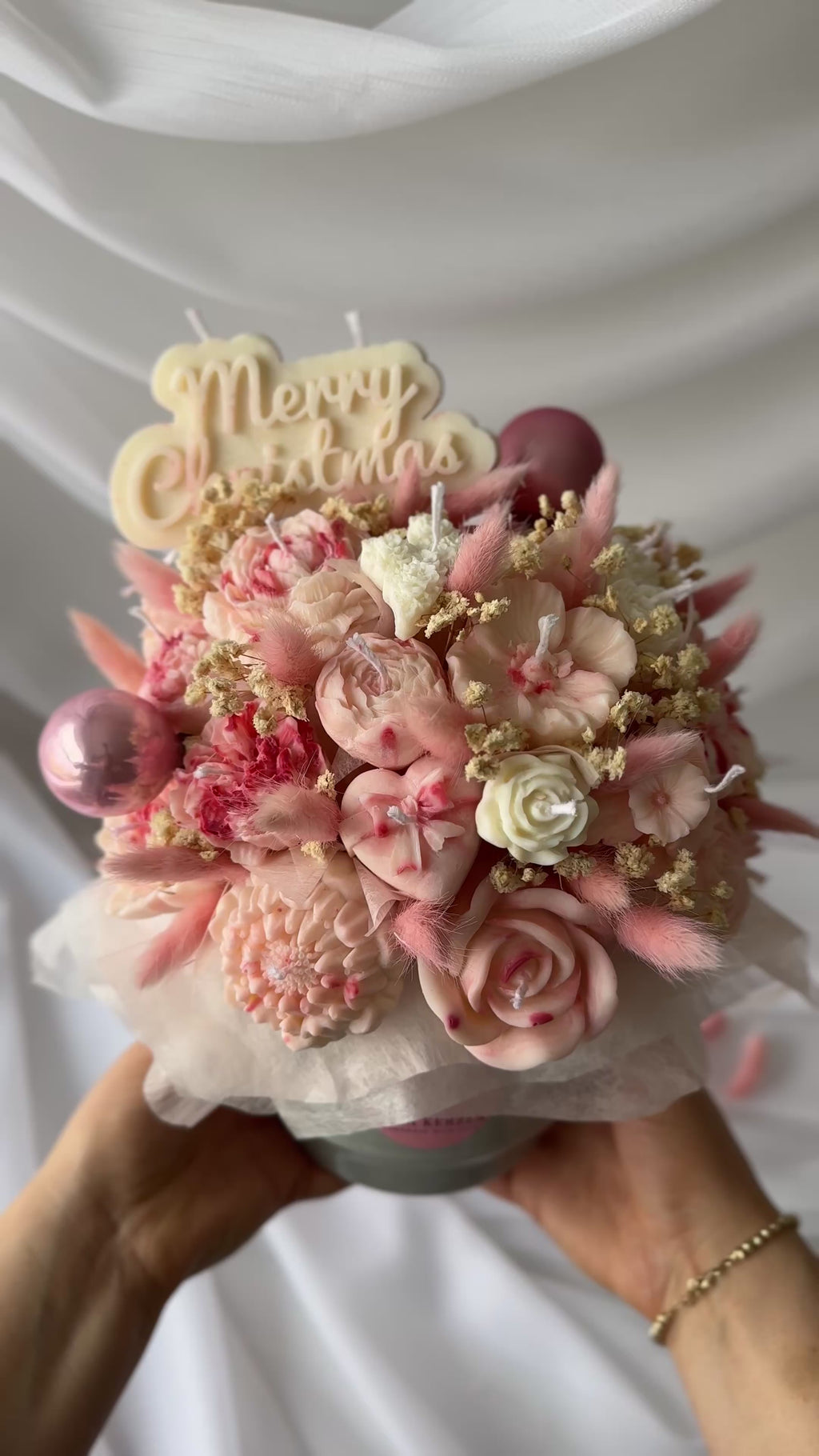 Blumenstrauß Merry Christmas